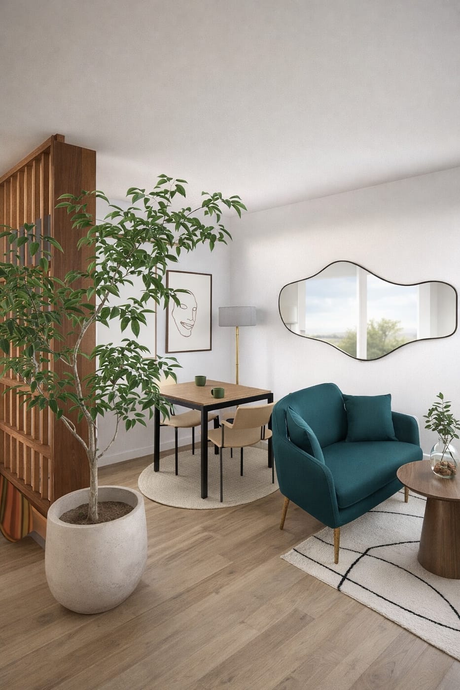 Contemporary bedroom