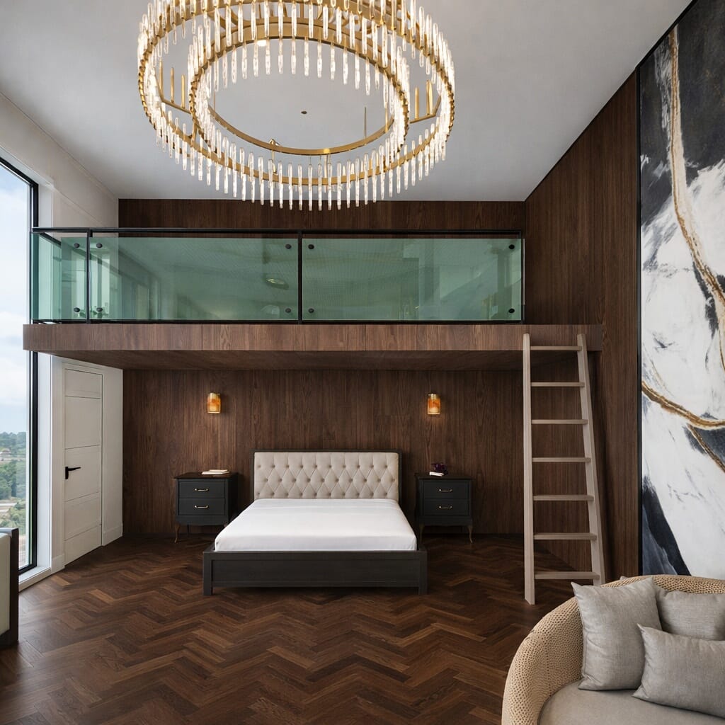 Contemporary bedroom