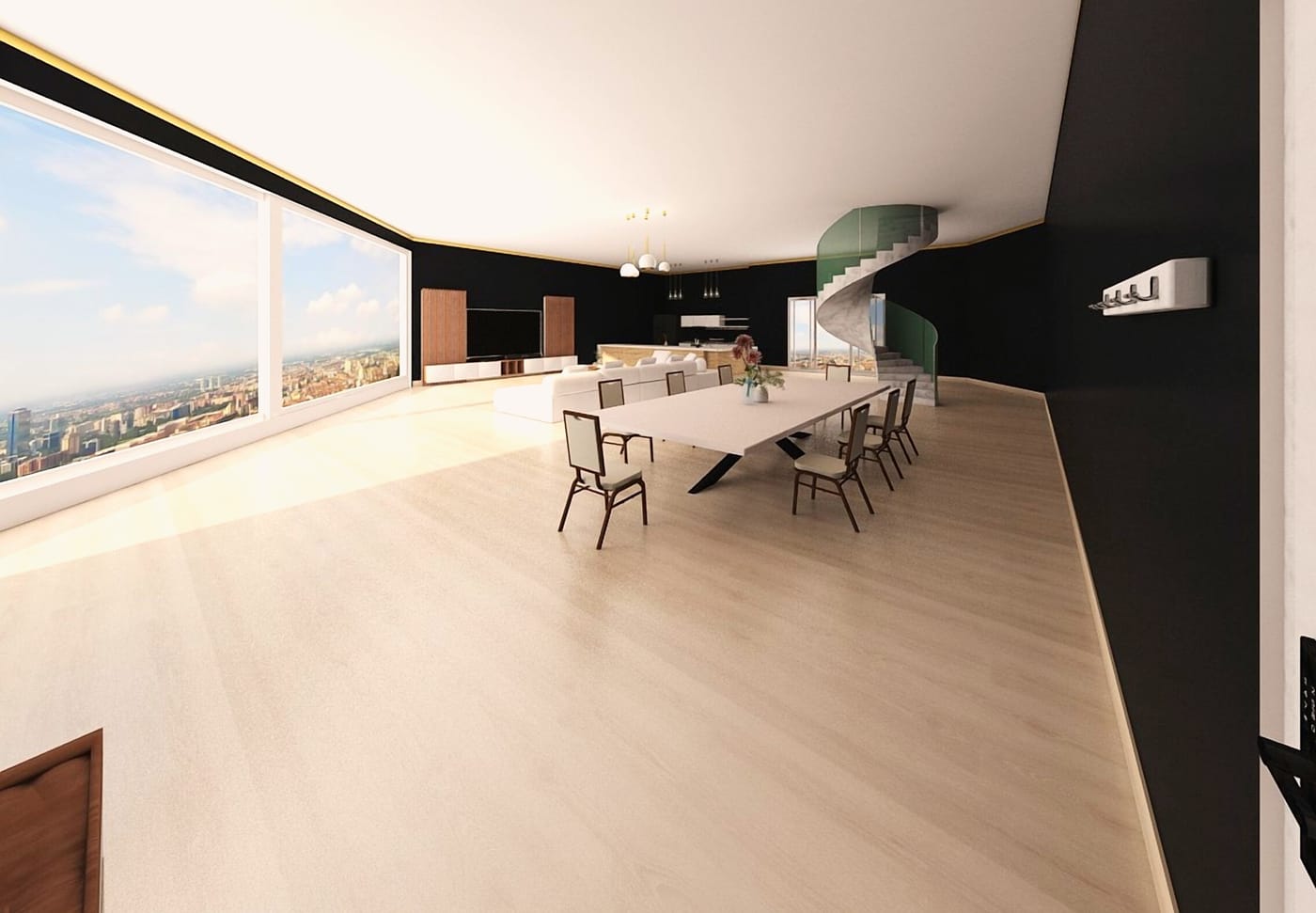 Contemporary floor plan