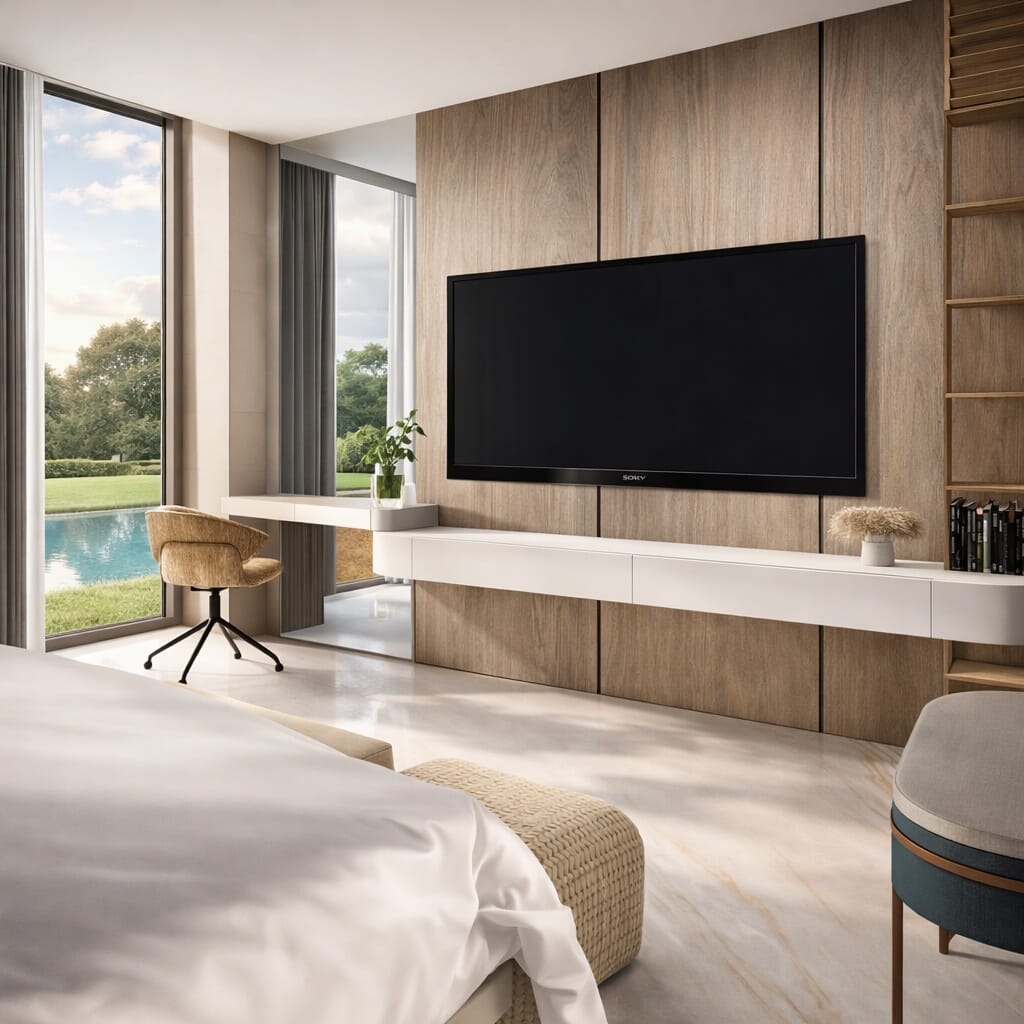 Contemporary bedroom