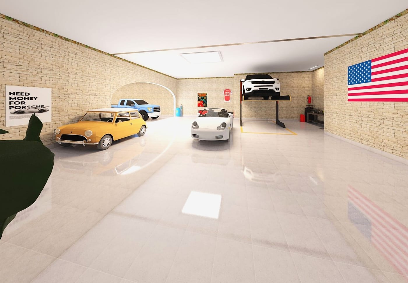 Mid-century garage