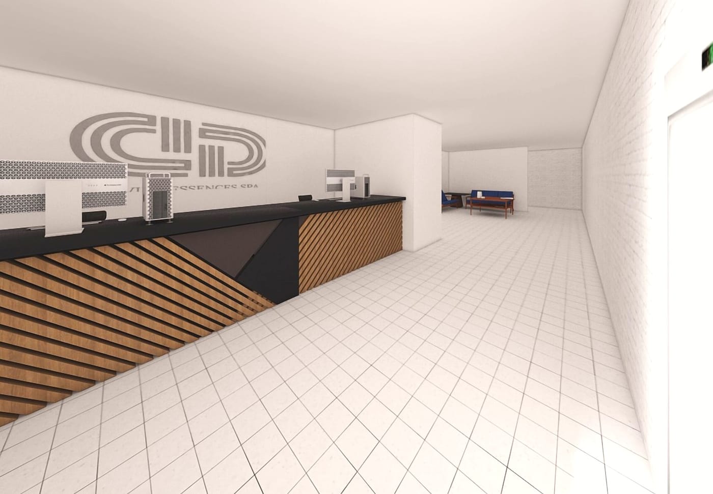 Contemporary coworking space