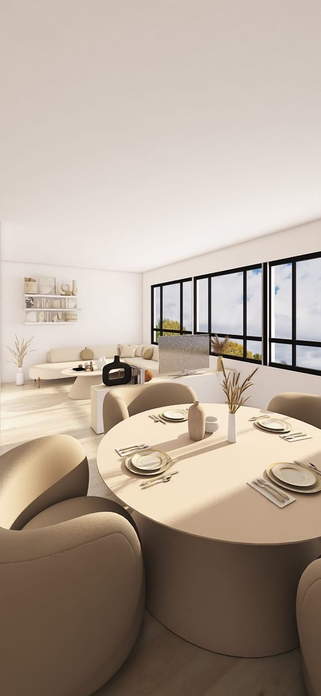 Contemporary living room