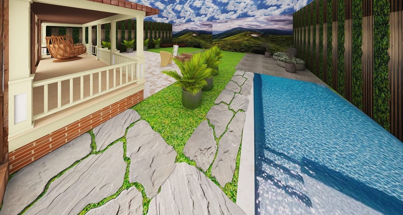 Traditional outdoor space