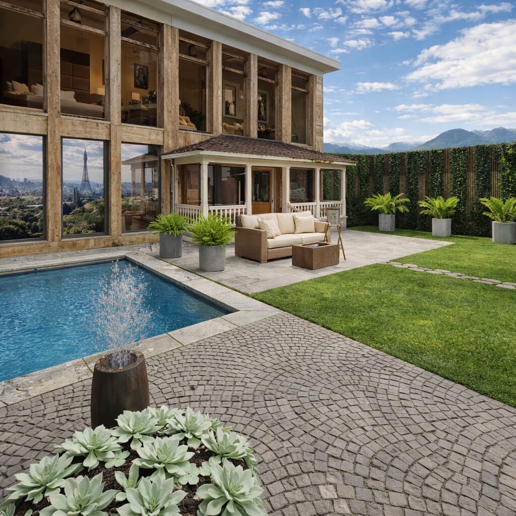 Traditional outdoor space