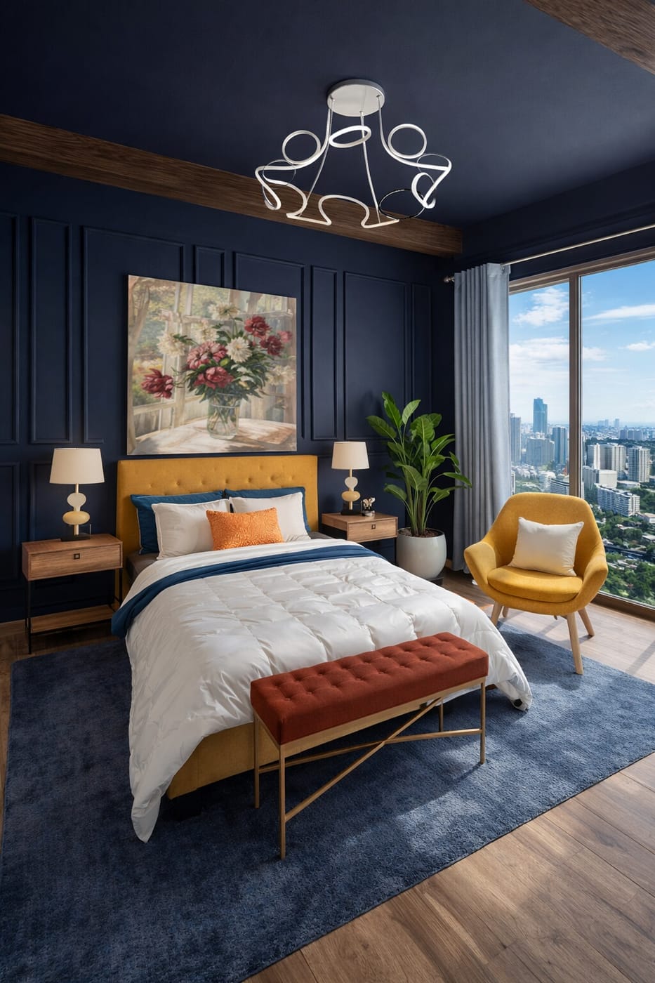 Contemporary bedroom