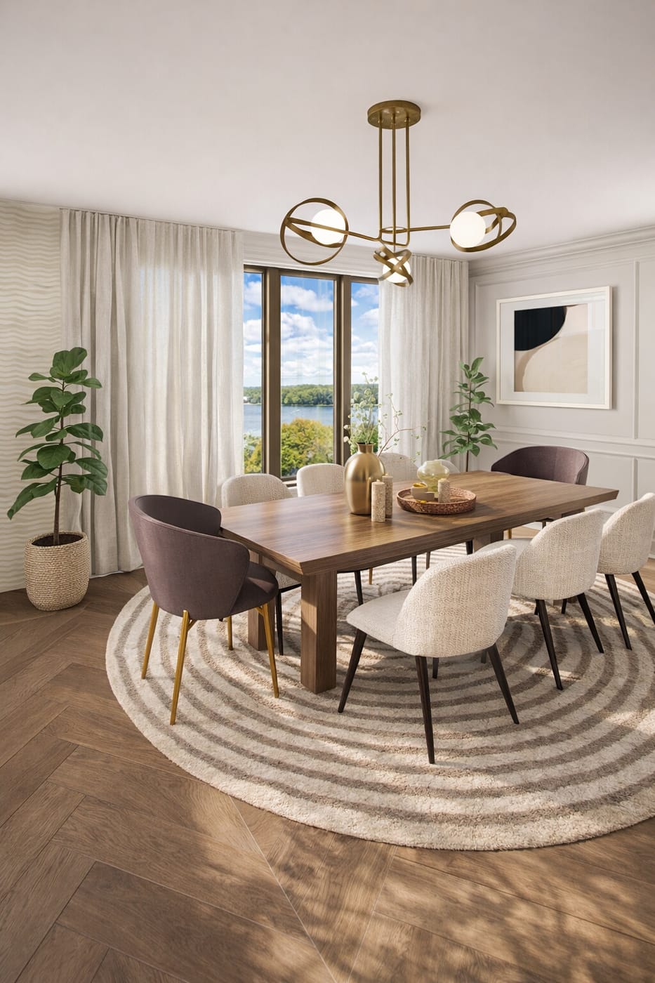 Contemporary dining room