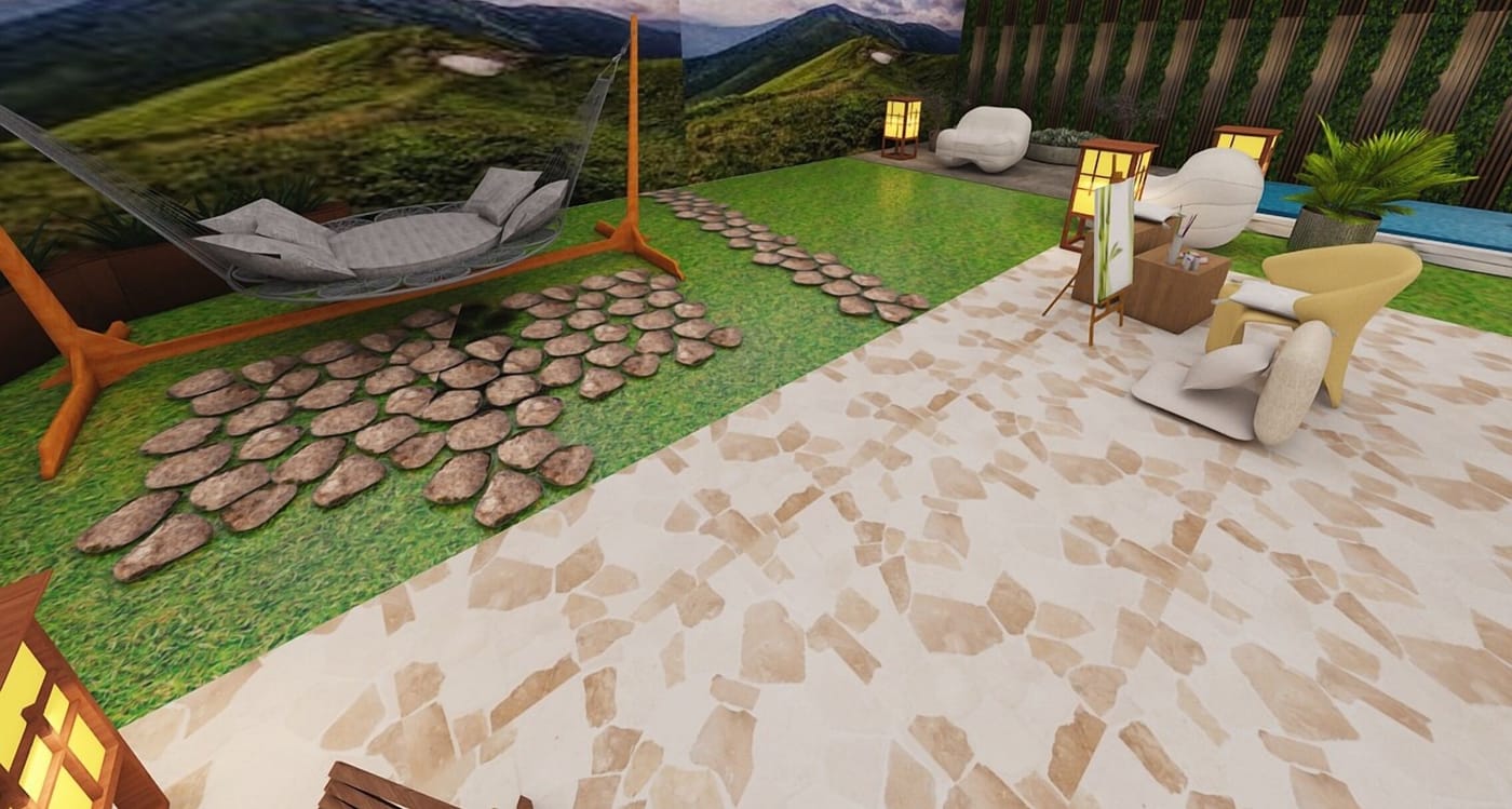 Traditional outdoor space