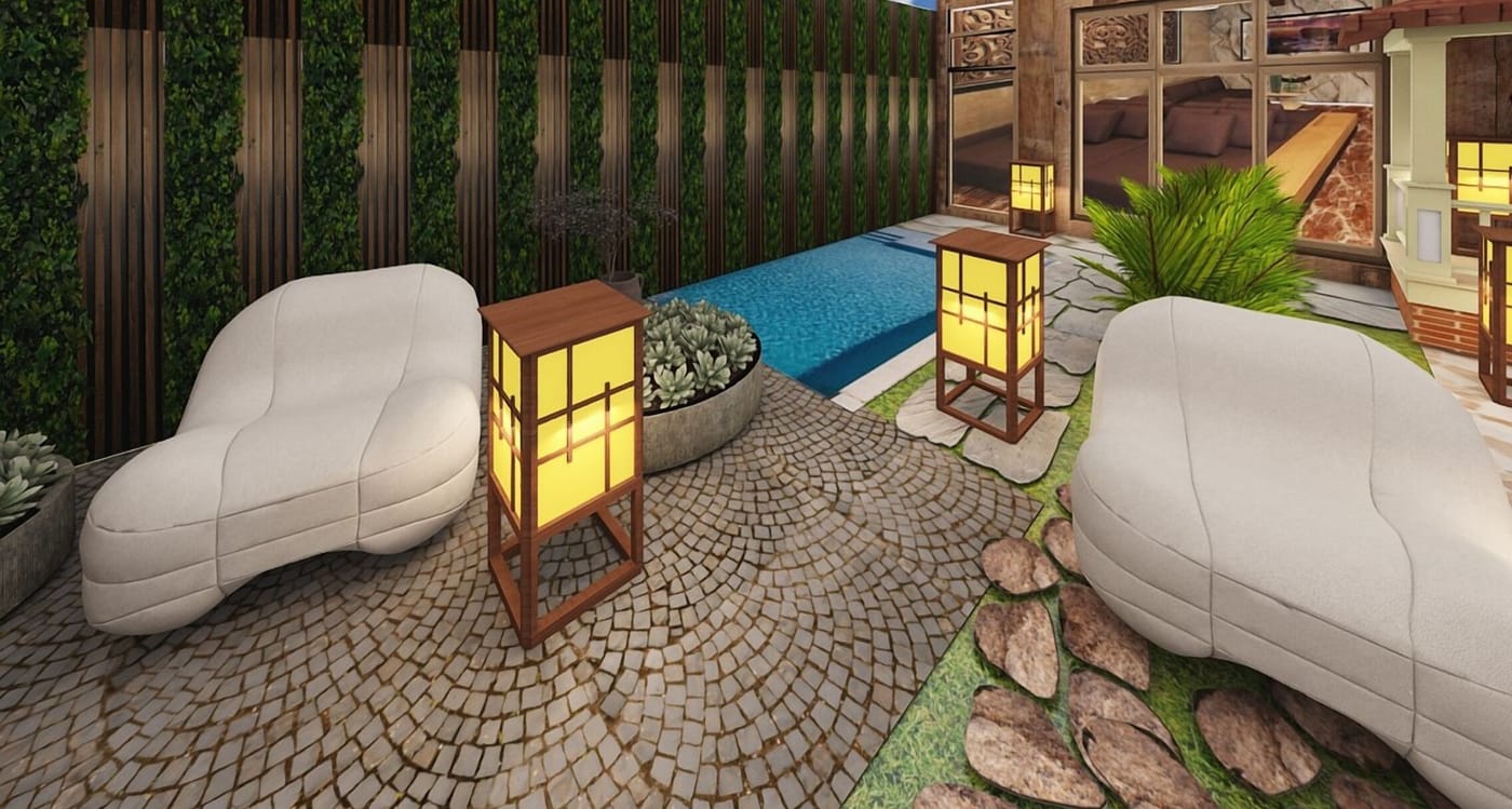 Traditional outdoor space