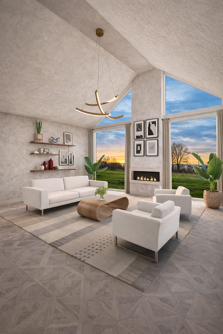 Contemporary floor plan