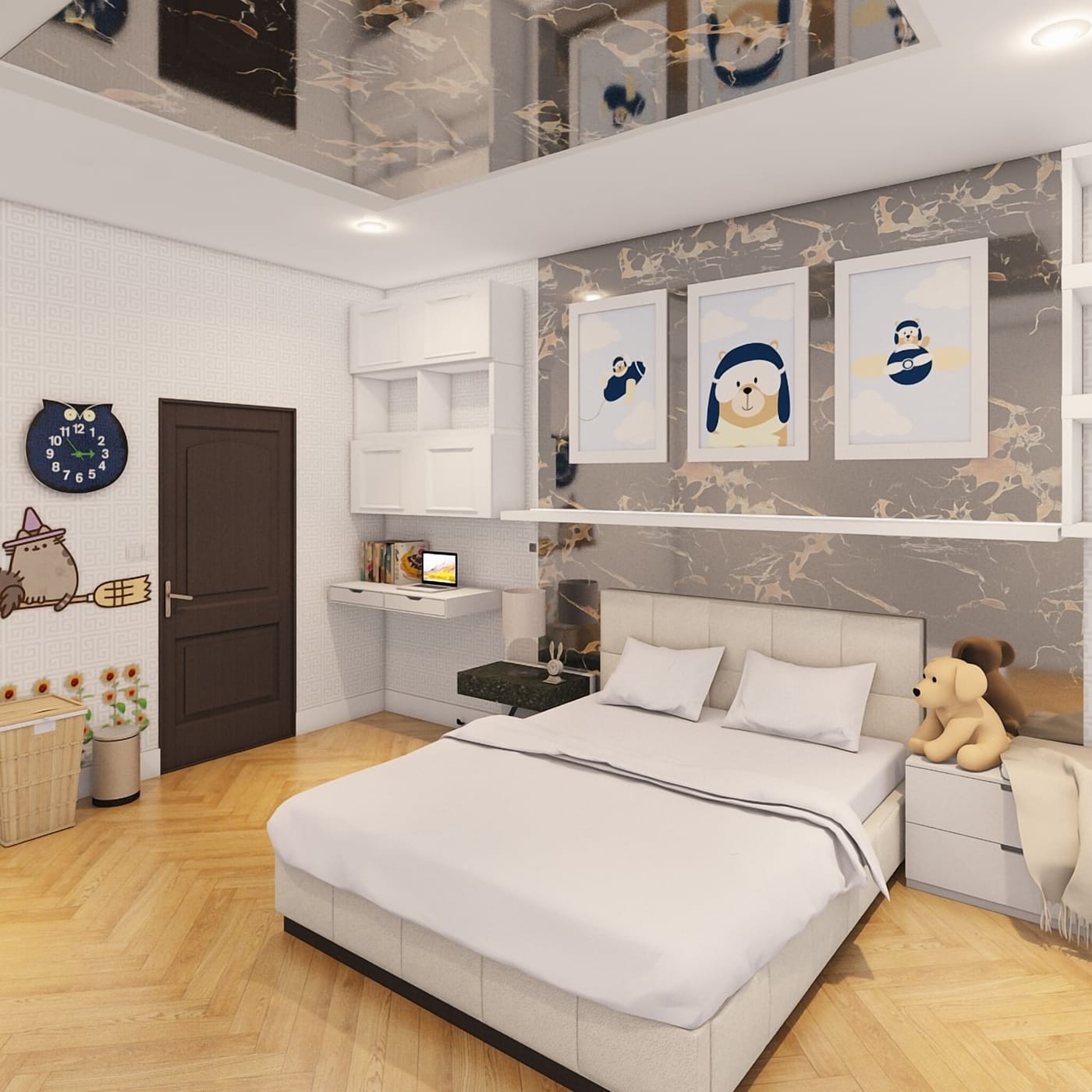 Contemporary bedroom