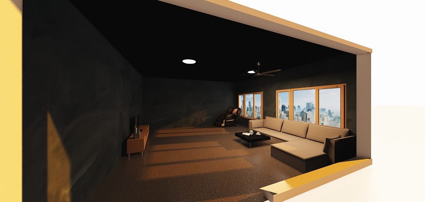 Contemporary living room