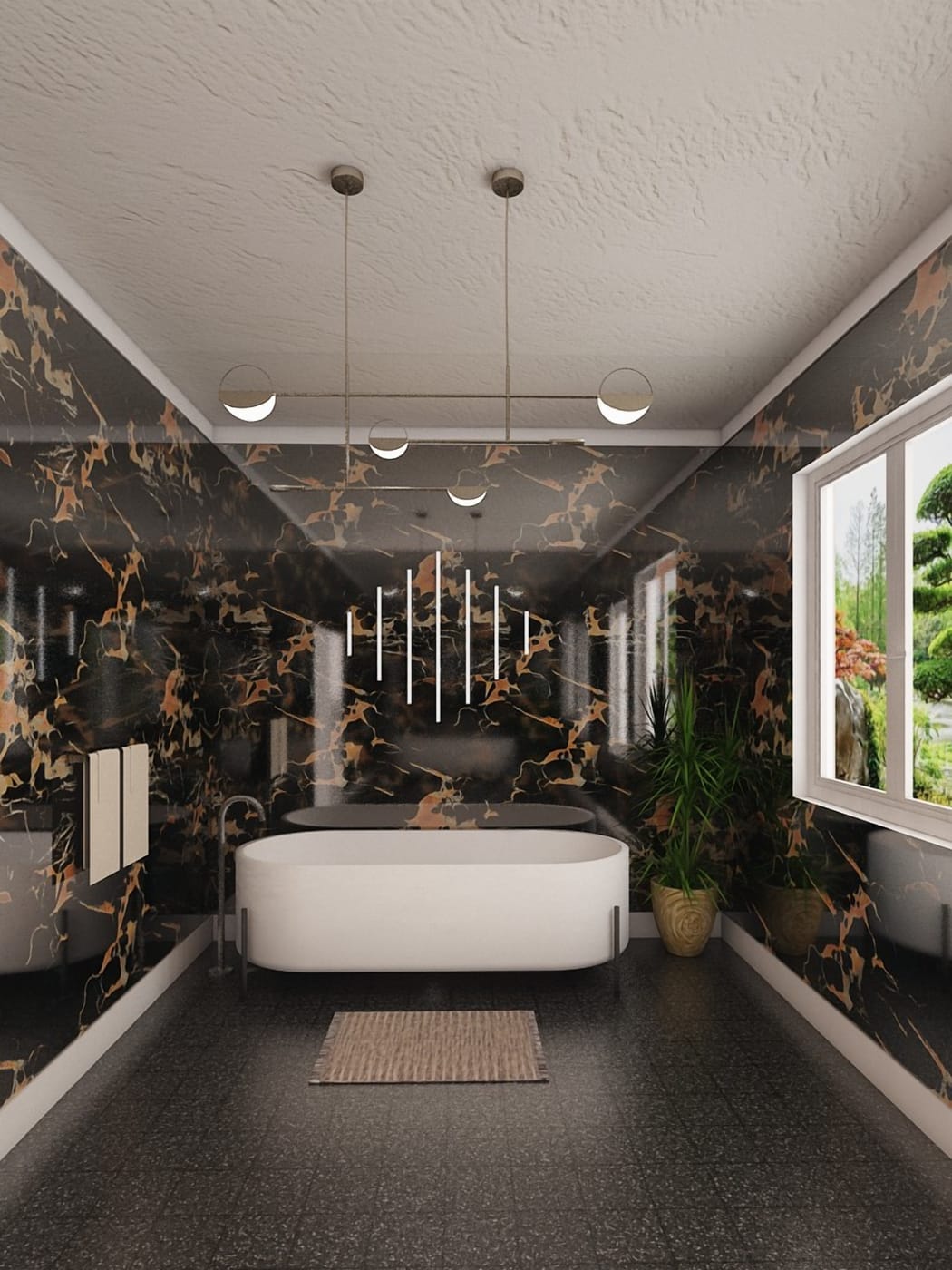 Contemporary bathroom
