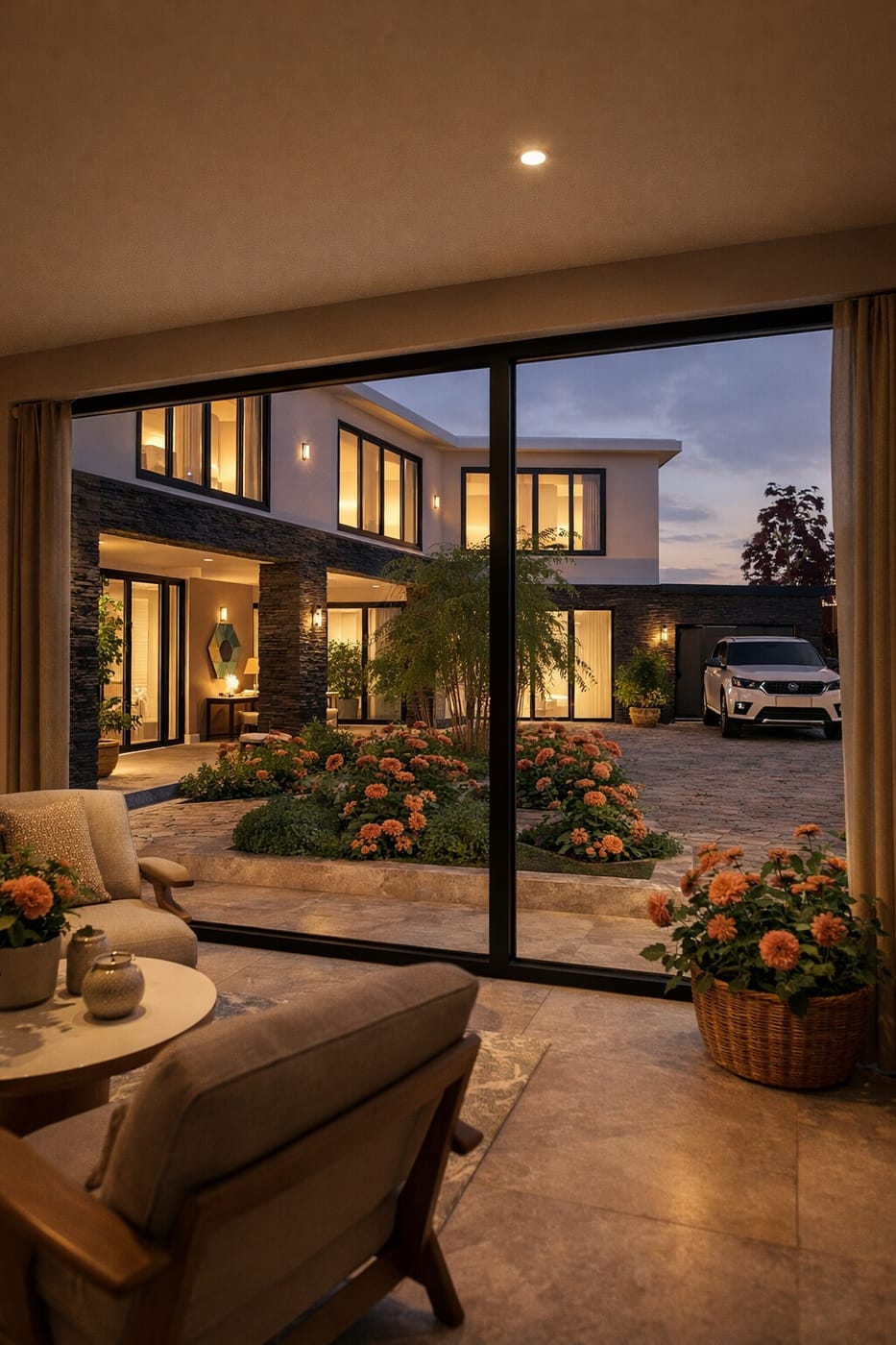 Contemporary floor plan