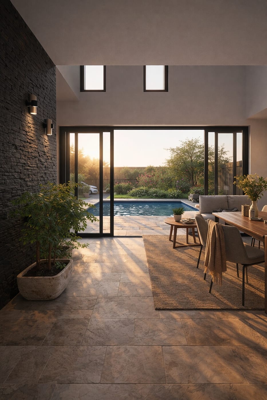 Contemporary floor plan