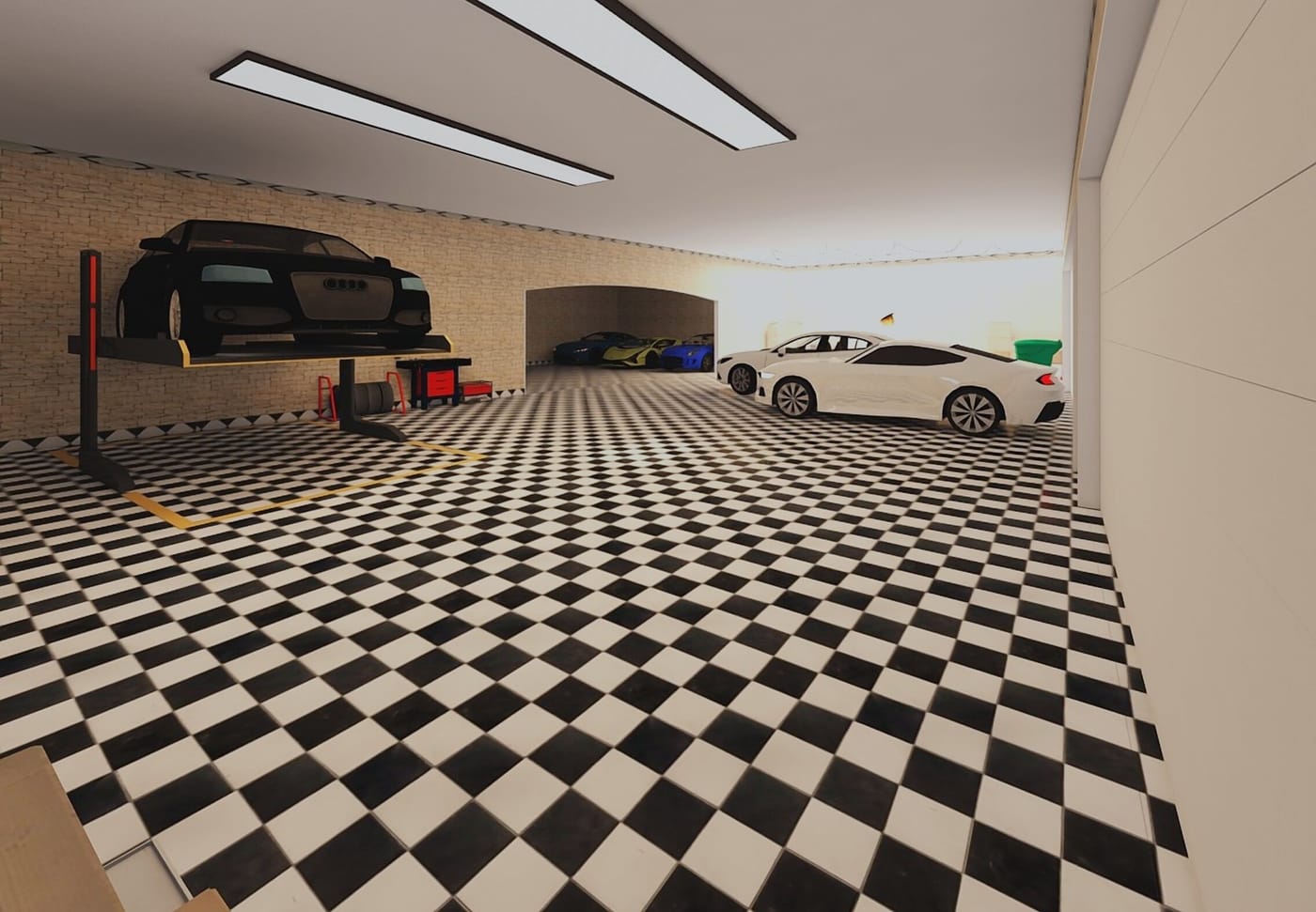 Mid-century garage