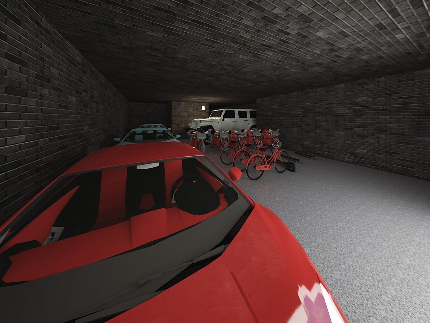 Industrial garage