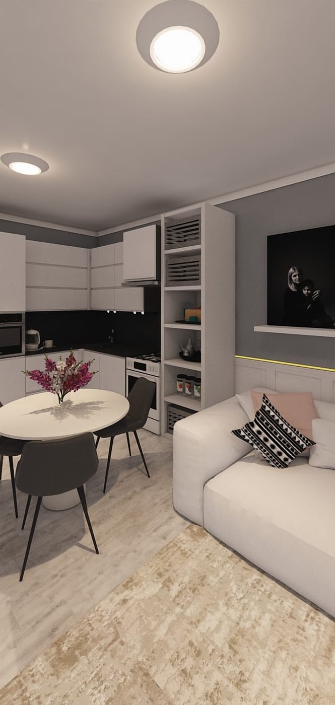 Contemporary living room