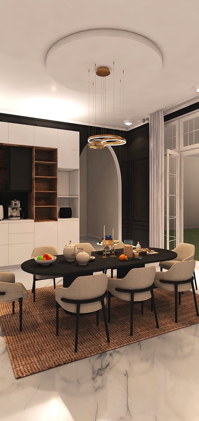 Mid-century living room