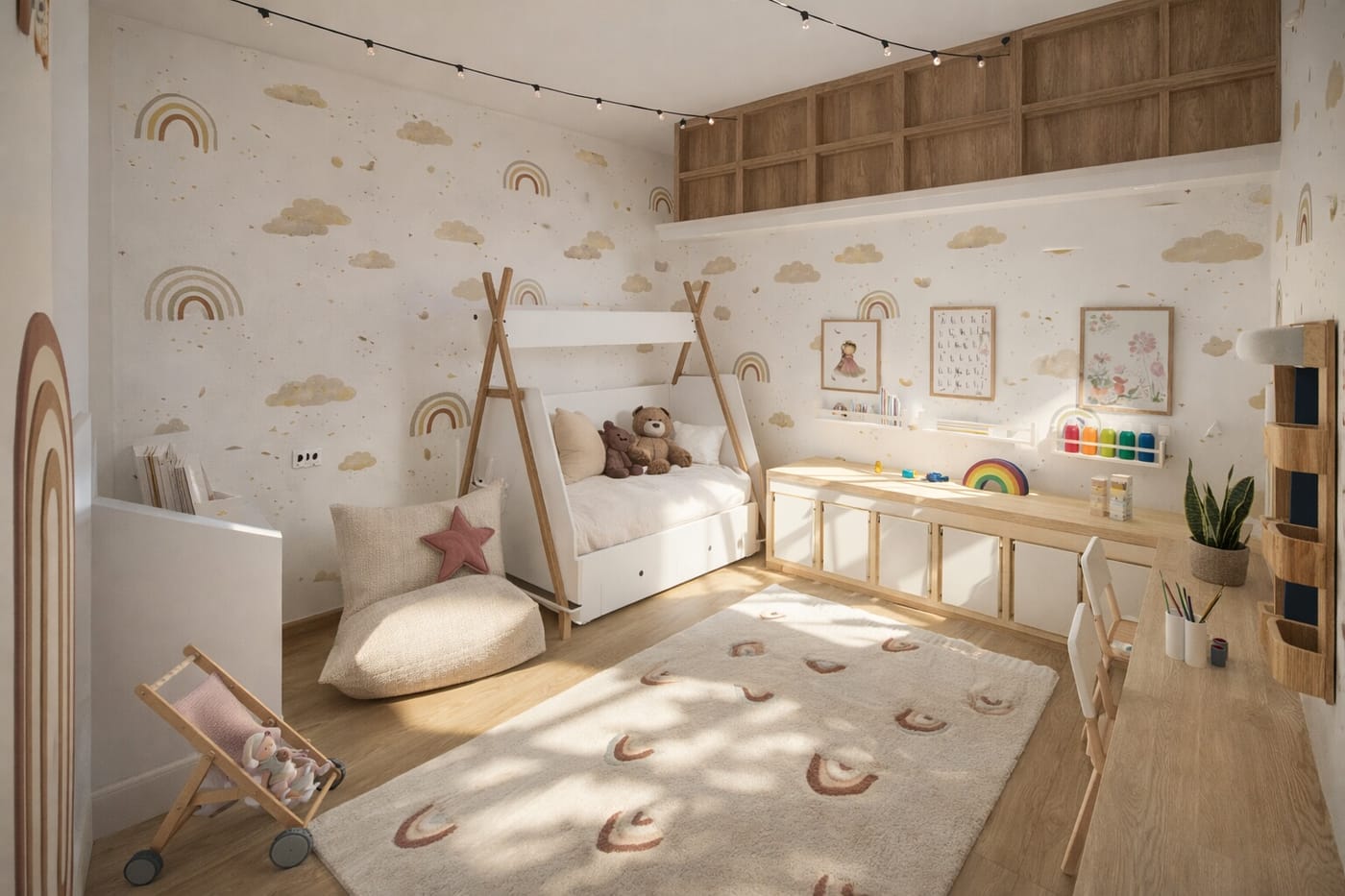 Scandinavian kids room