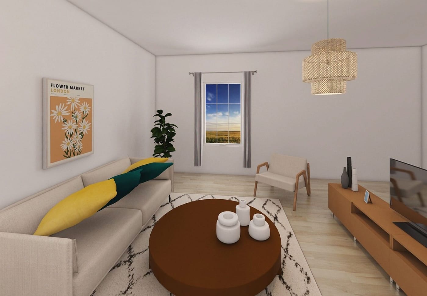 Traditional living room