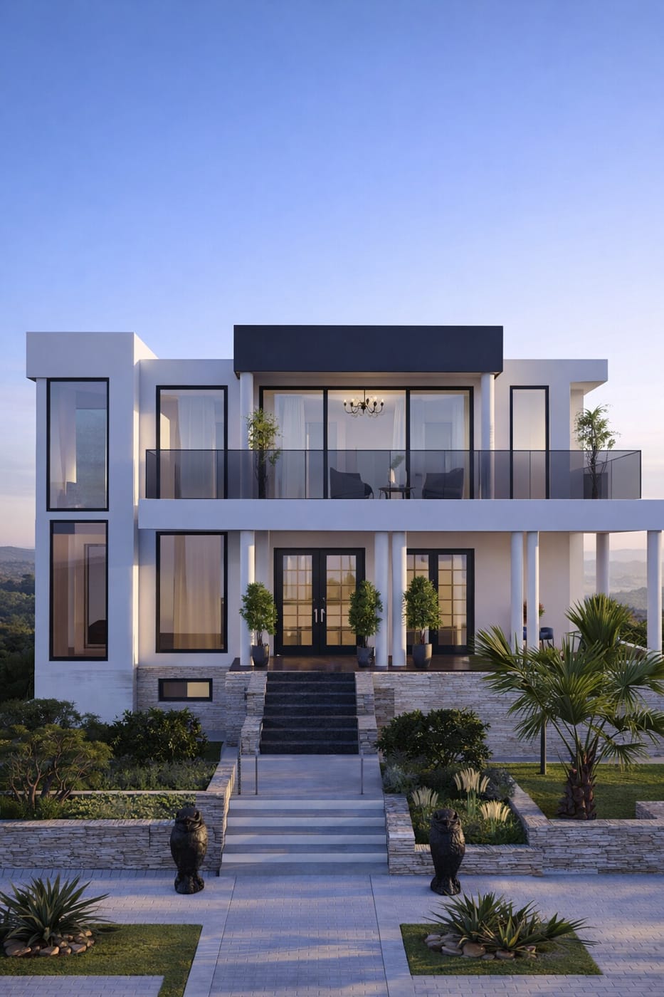Contemporary floor plan