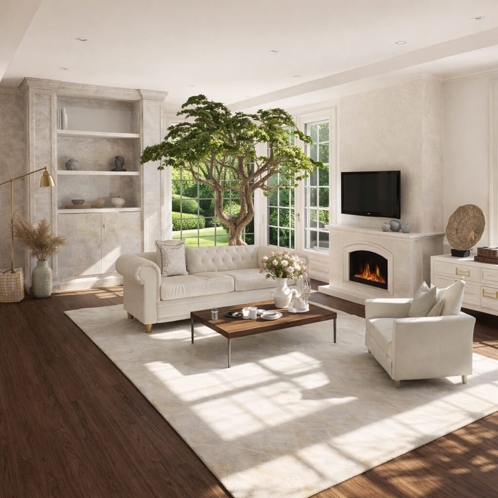 Mid-century living room