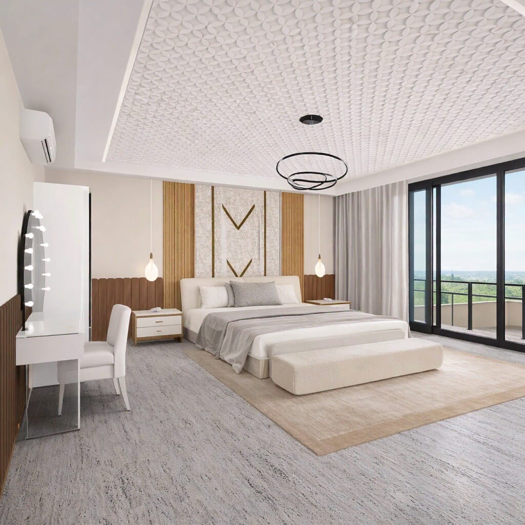 Contemporary bedroom