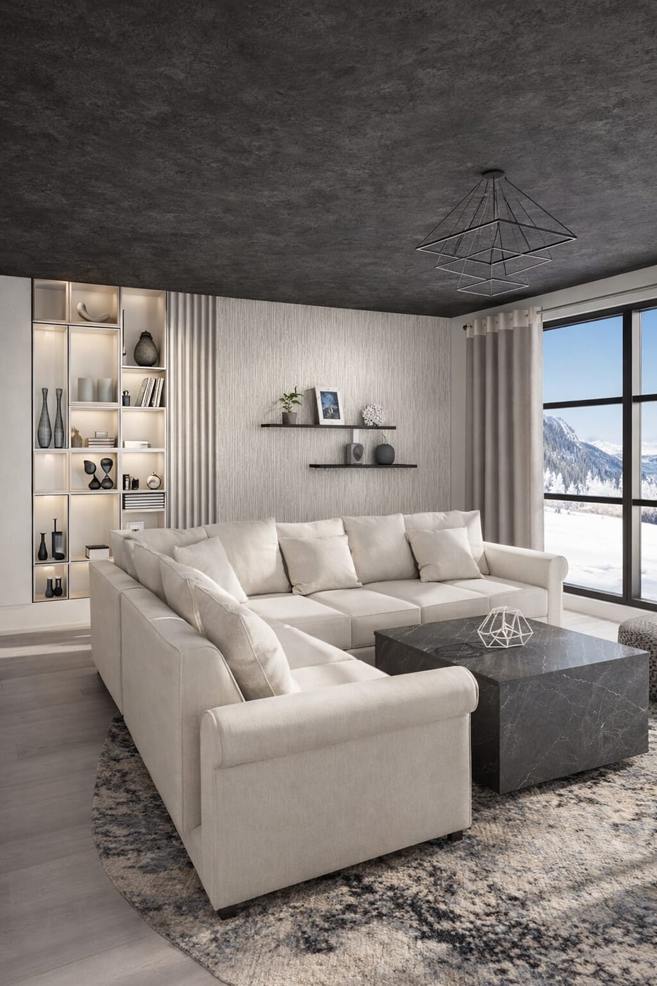 Mid-century living room