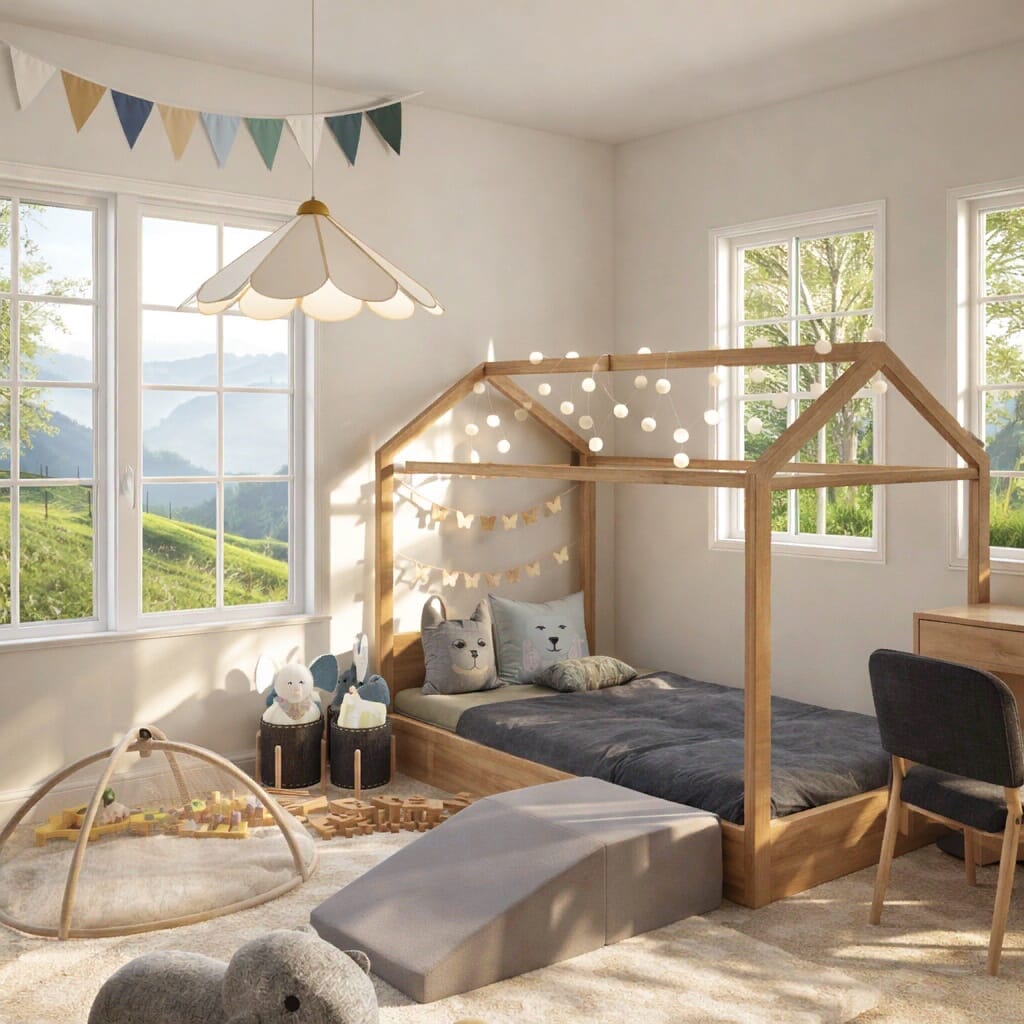 Scandinavian kids room