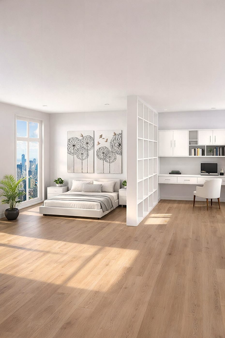 Contemporary bedroom