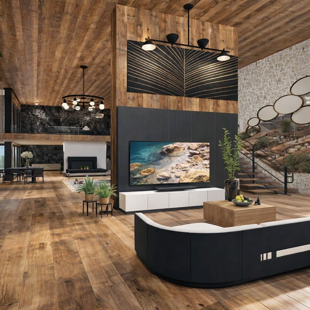 Contemporary floor plan