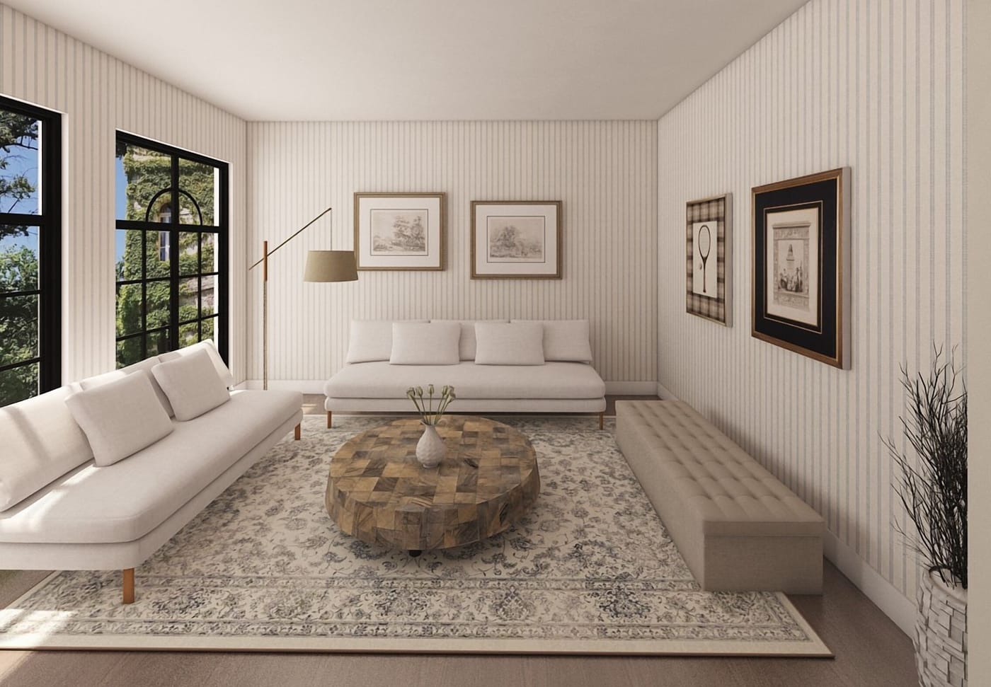 Contemporary floor plan
