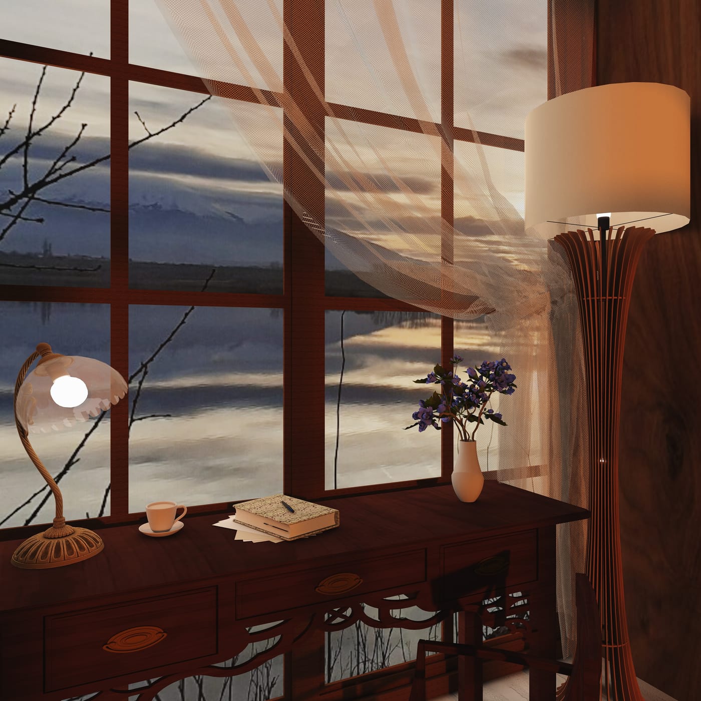 Traditional home office
