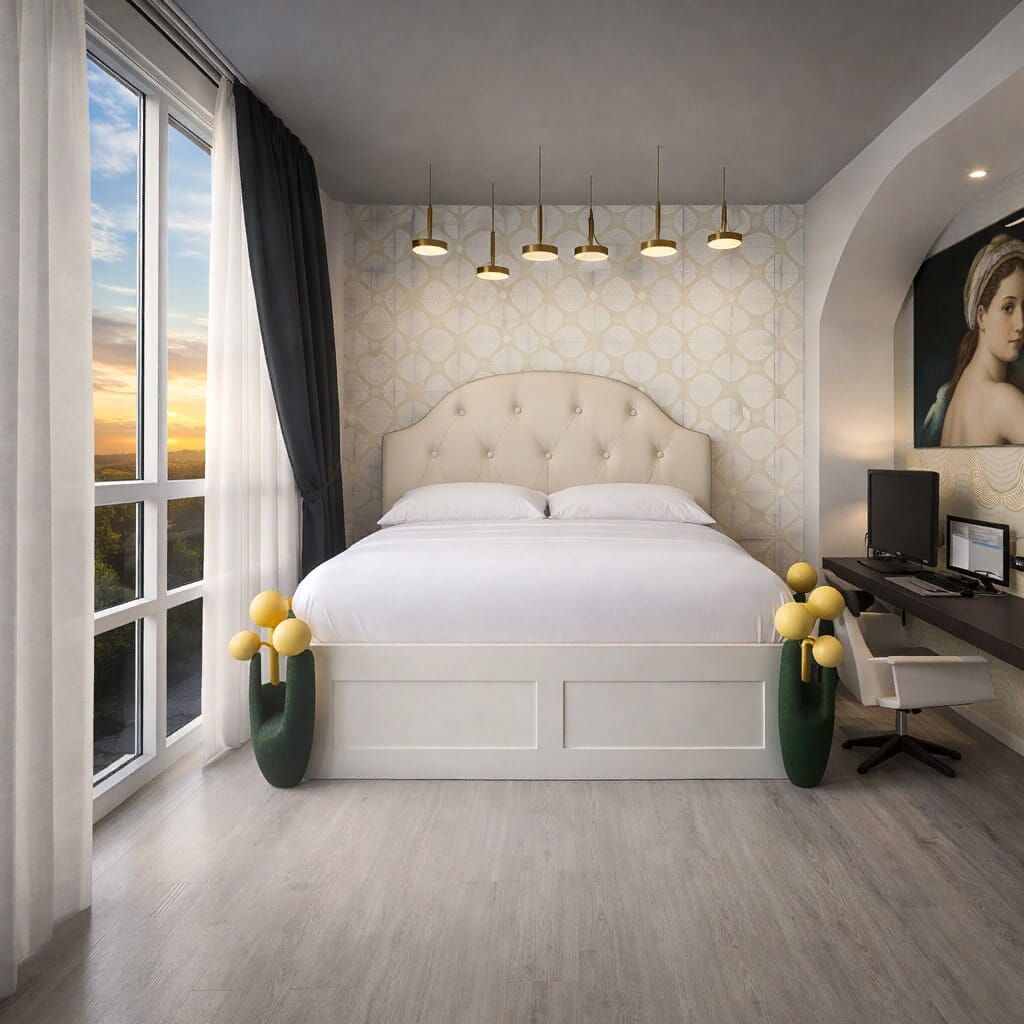 Contemporary bedroom