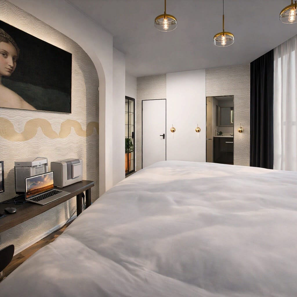 Mid-century bedroom