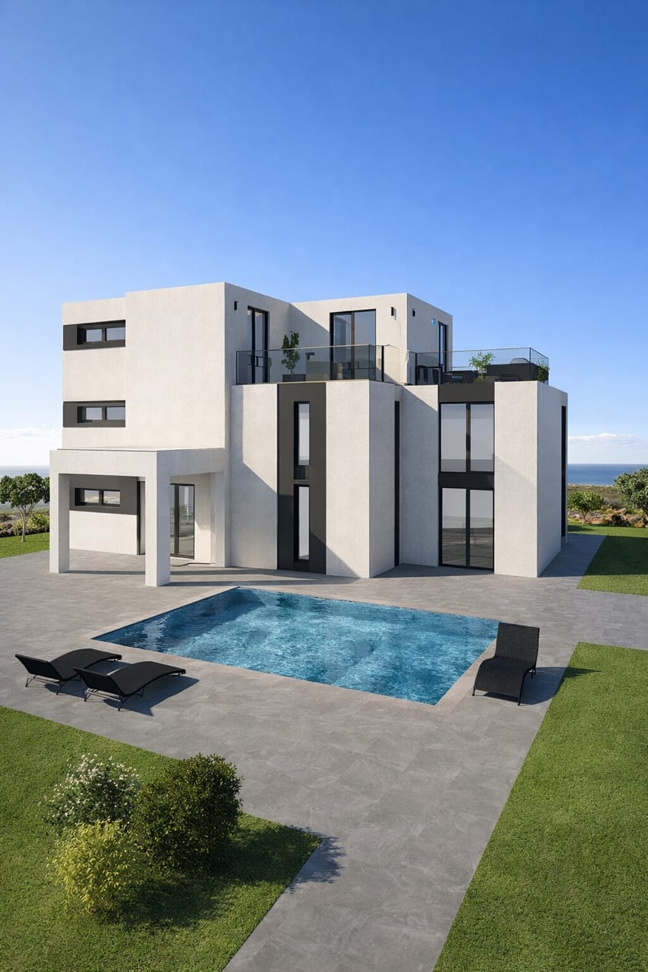 Contemporary floor plan