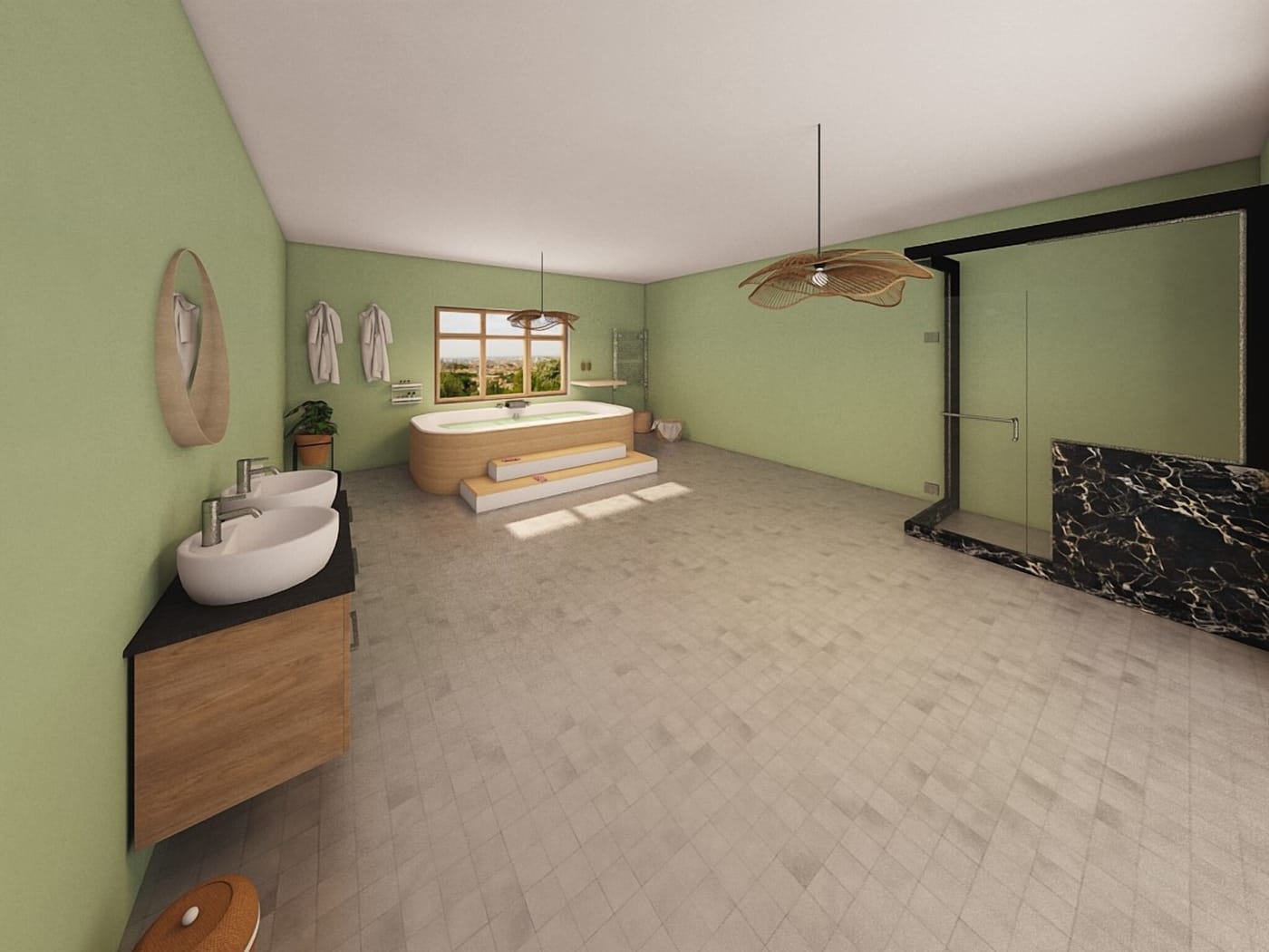 Scandinavian bathroom