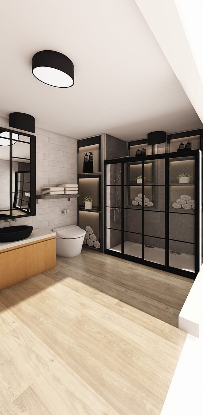 Contemporary bathroom