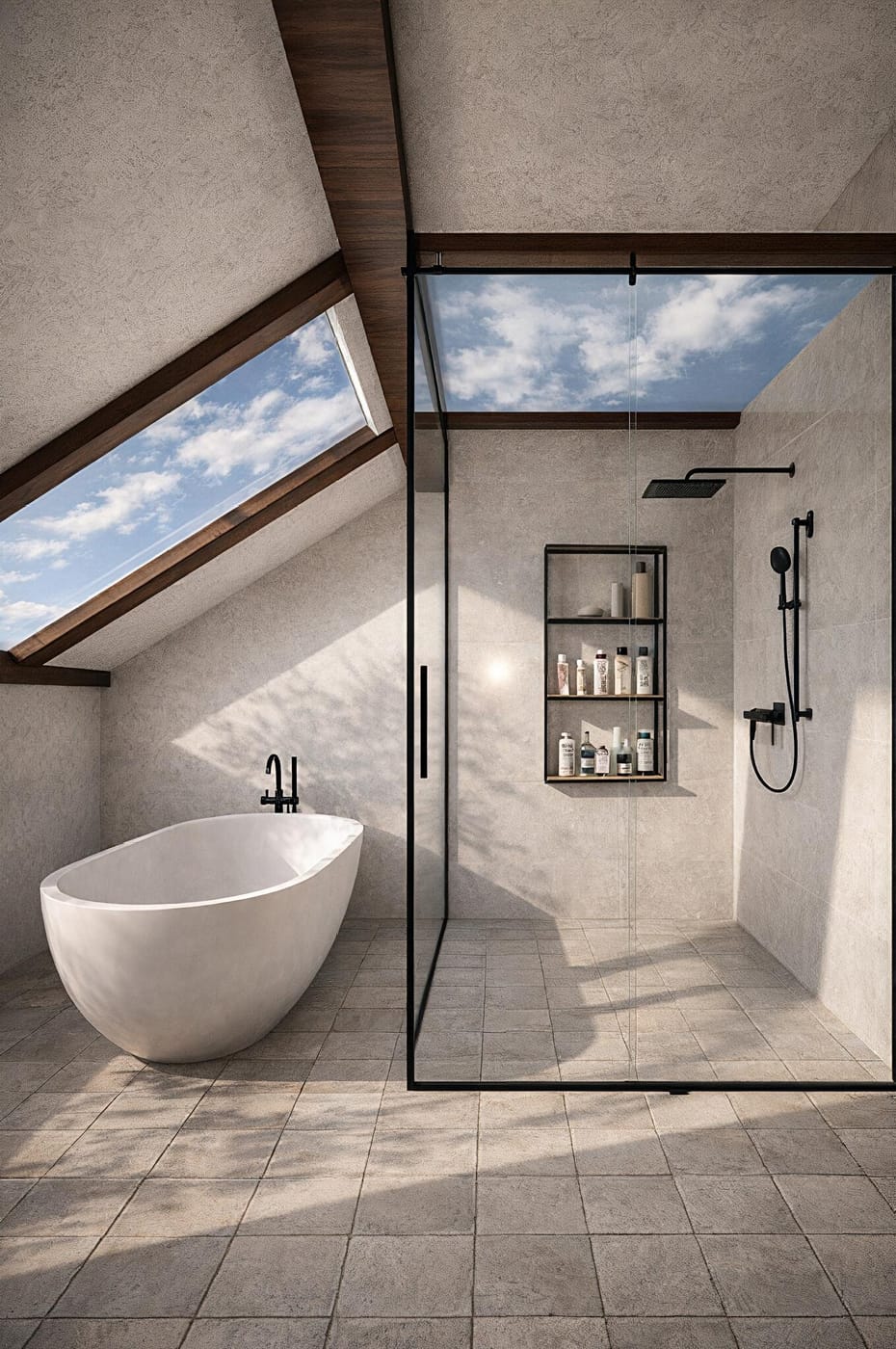 Mid-century bathroom