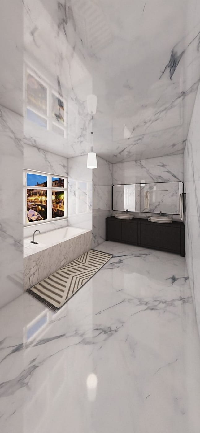 Mid-century bathroom