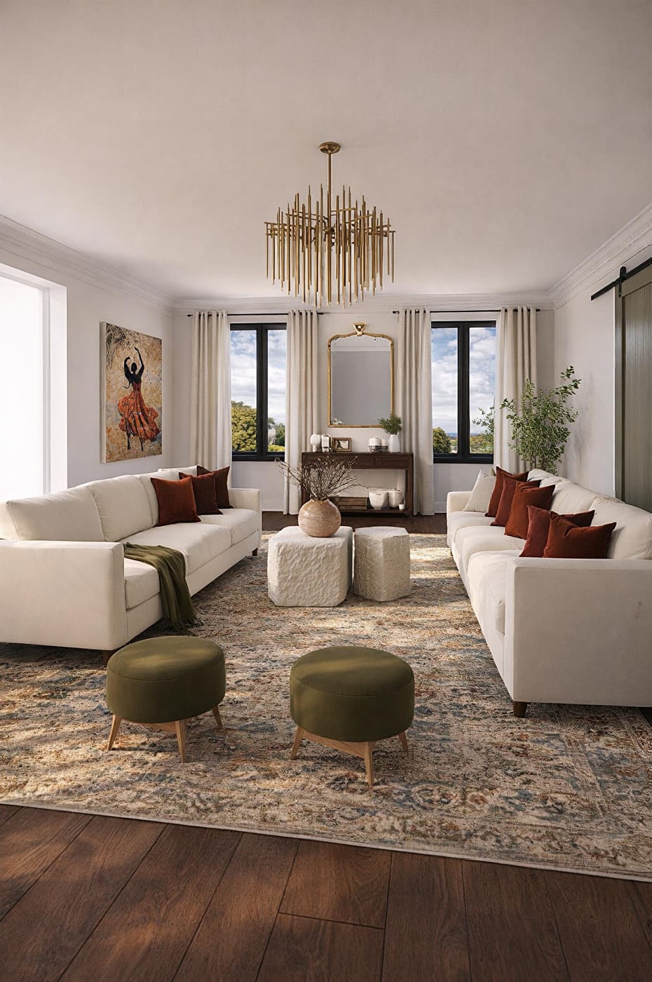 Contemporary floor plan