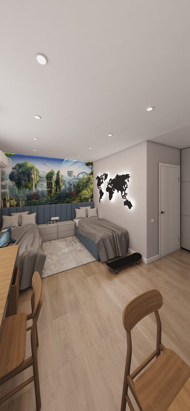 Contemporary bedroom
