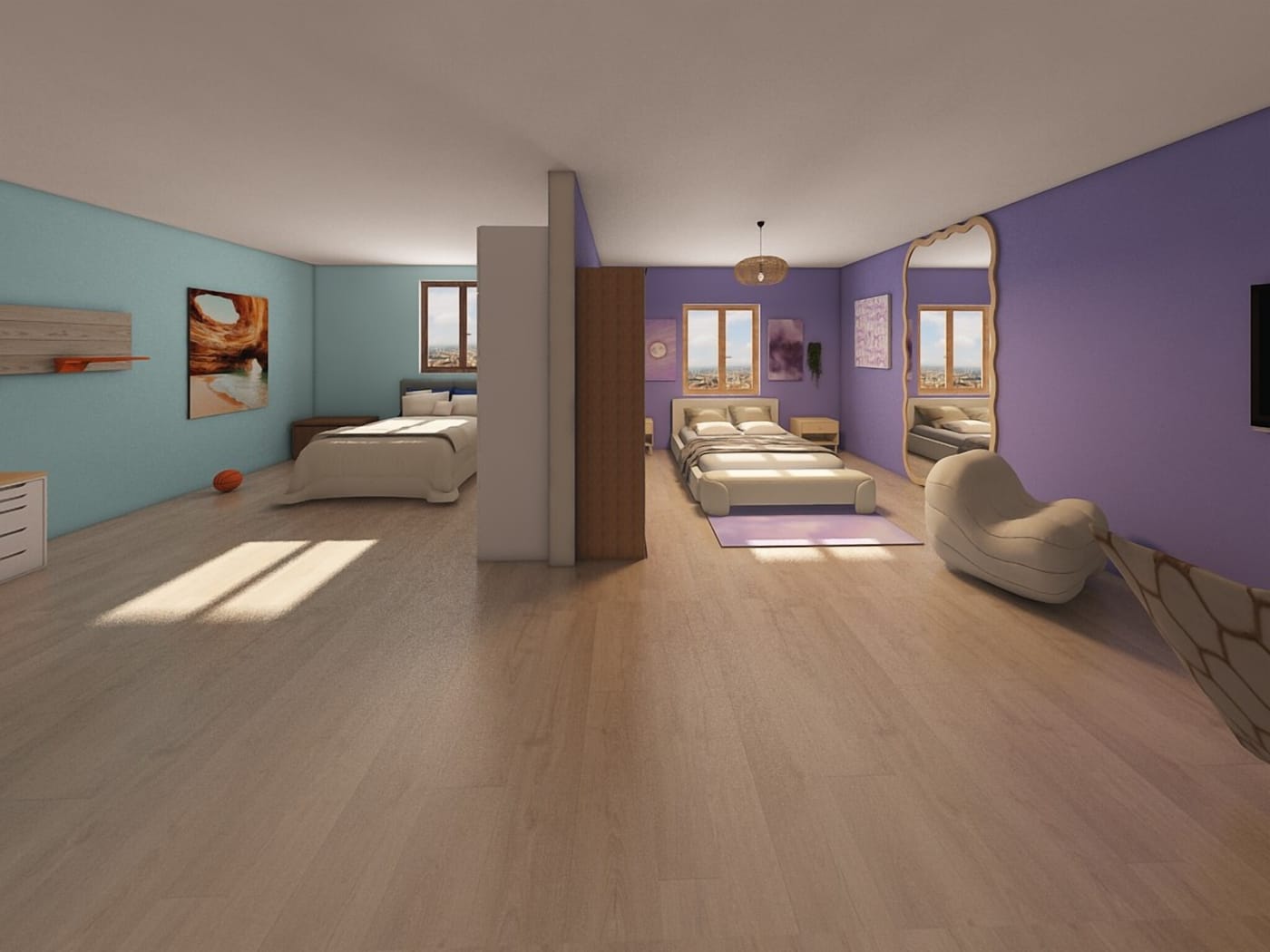 Contemporary kids room