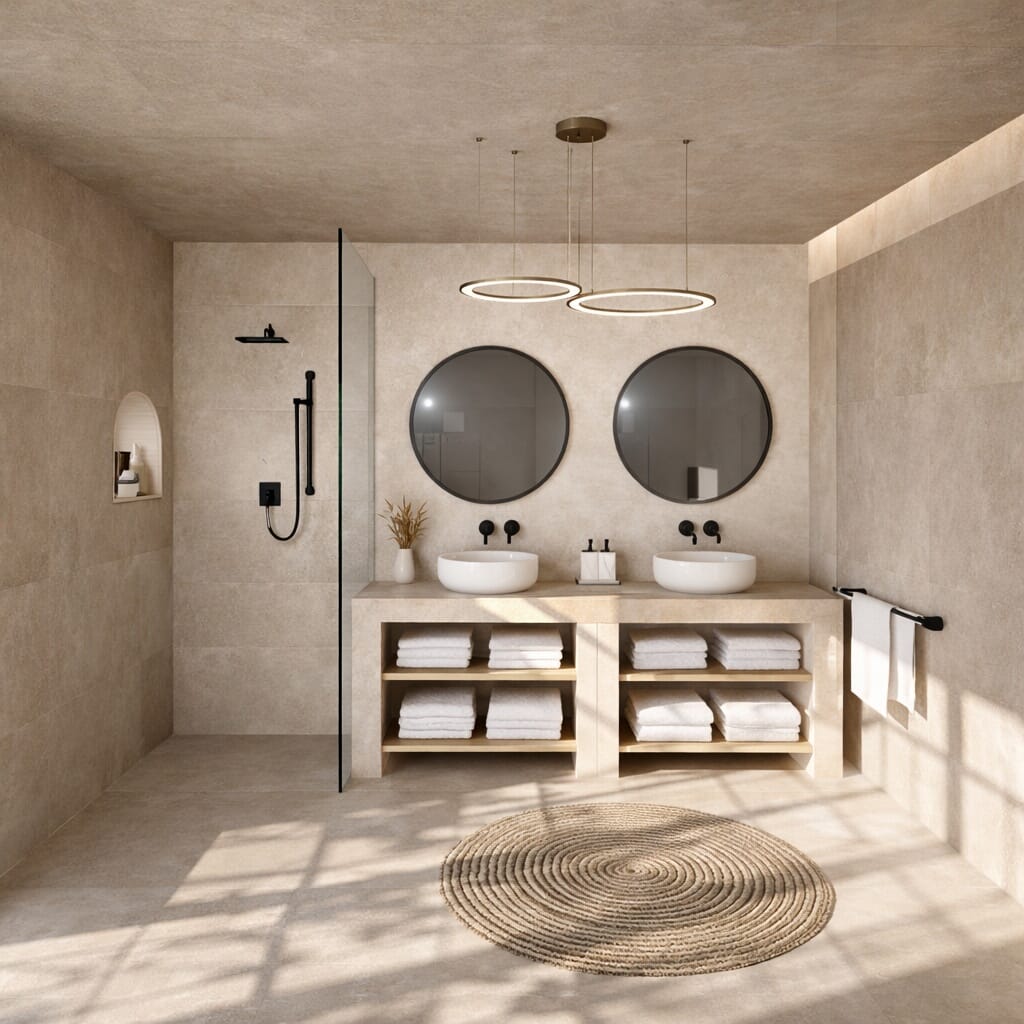 Traditional bathroom
