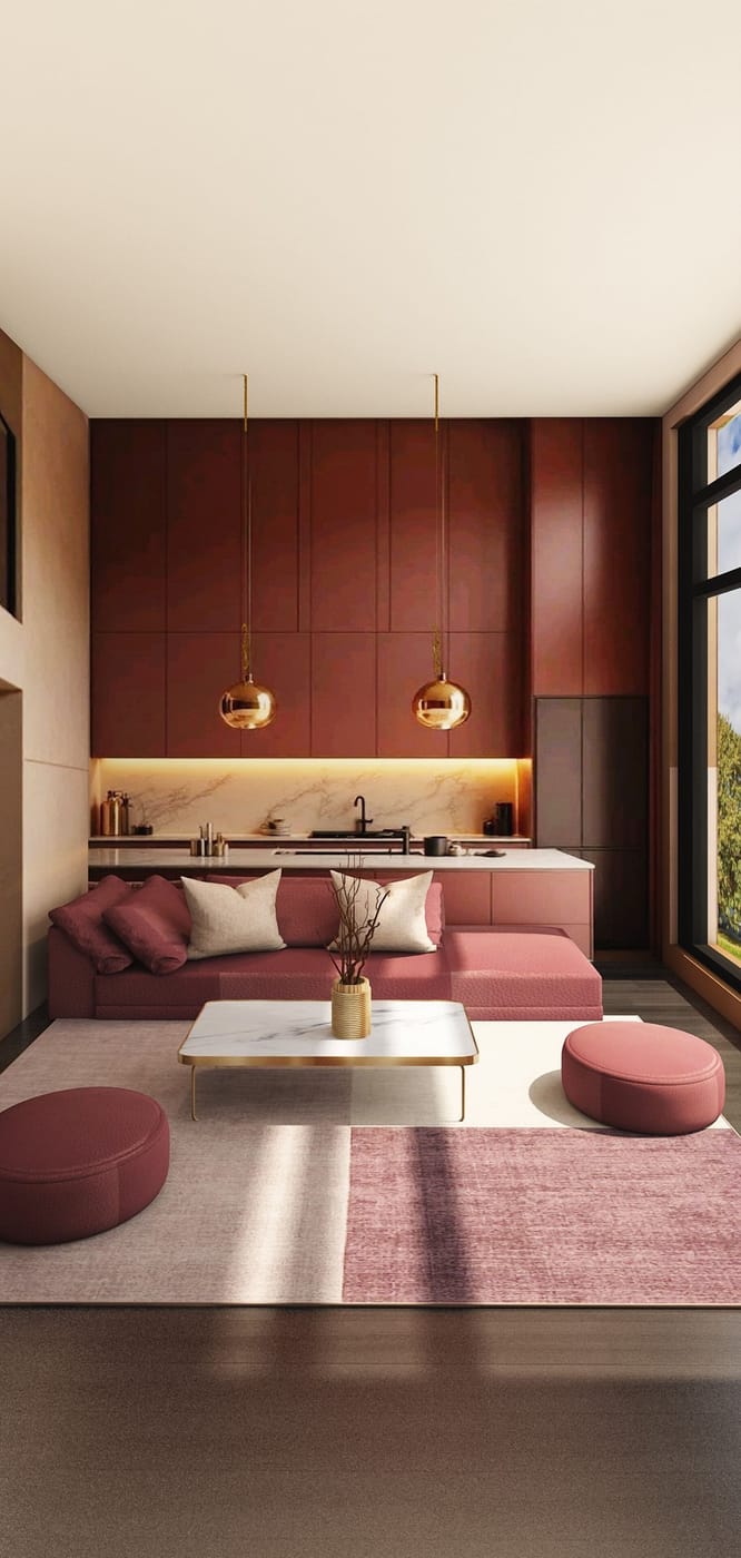 Mid-century living room