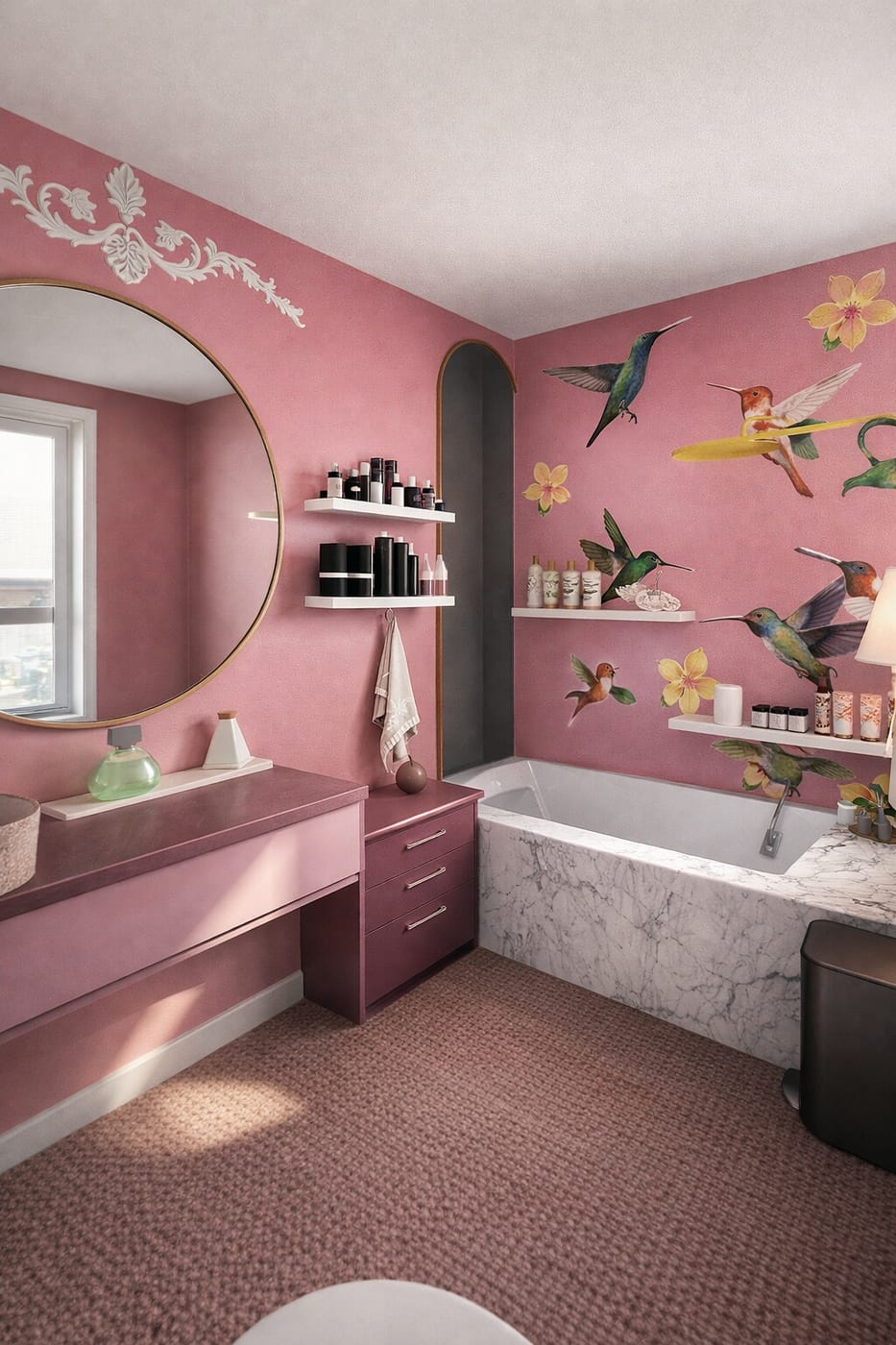 Boho bathroom