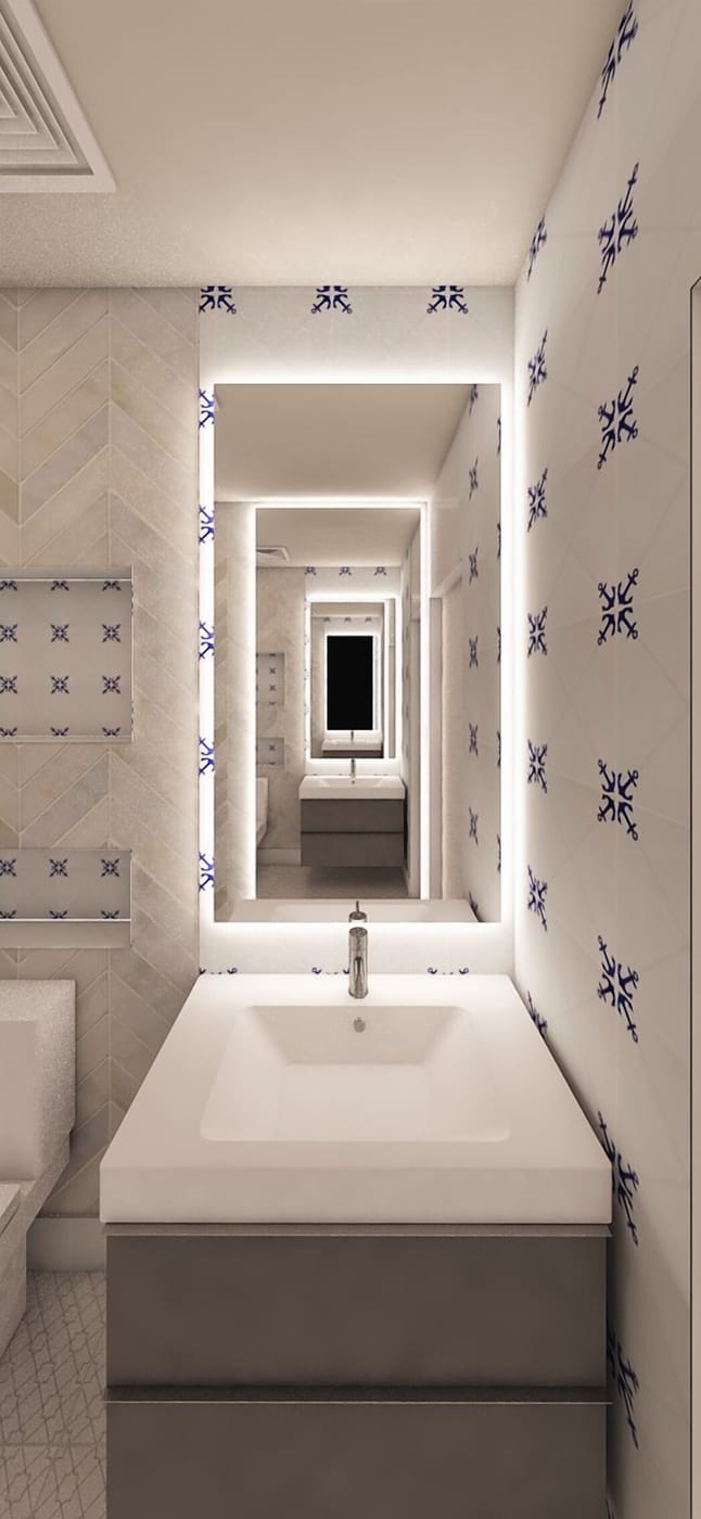 Contemporary bathroom