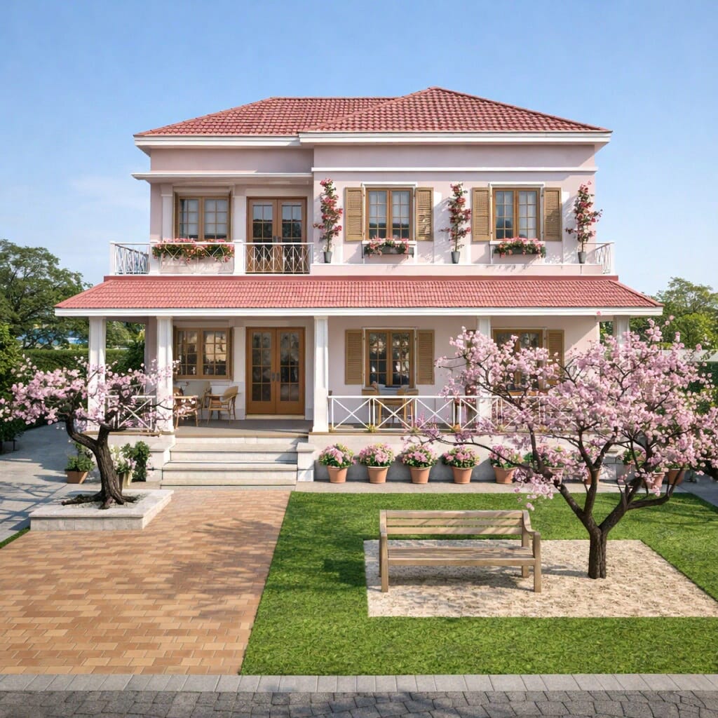 Traditional floor plan