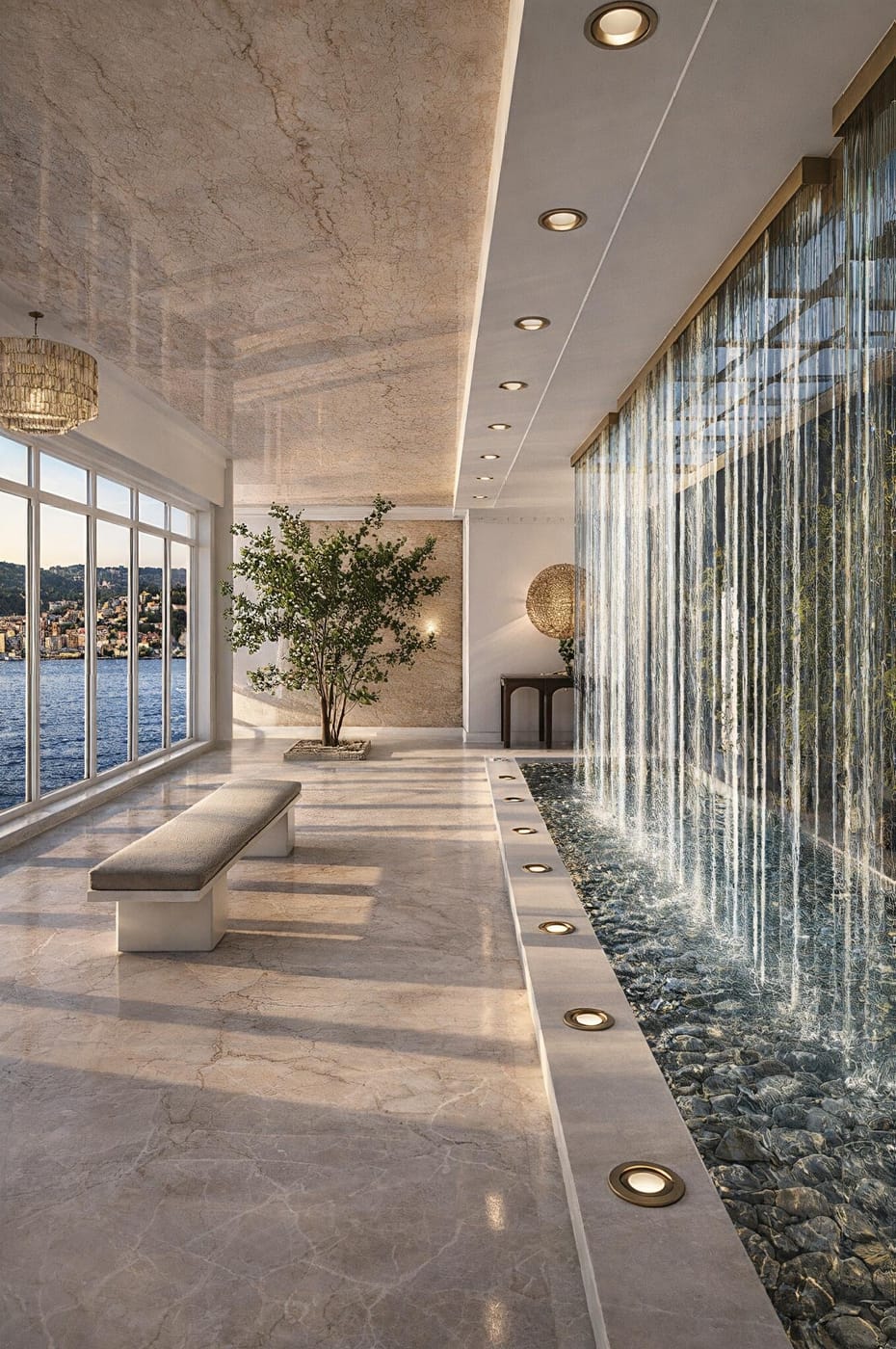 Mediterranean living room